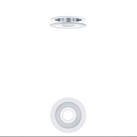 60800771 Zumtobel PANOS INF DEKOGLAS AM E100 L Dekoglas Produktbild front M