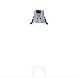 60815093 Zumtobel PANOS EVO Q68 10W LED830 FL WH WH LED Decken-Einbauleuchte Produktbild front M