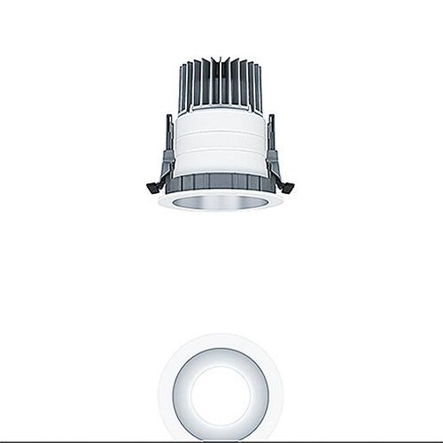 60815131 Zumtobel PANOS EVO R100H 11W LED830 SM WH LED Decken-Einbauleuchte Produktbild