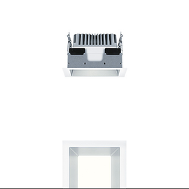 60815896 Zumtobel PANOS EVO Q140H 10W LED830 SM WH LED Decken-Einbauleuchte Produktbild front M