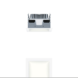 60815913 Zumtobel PANOS EVO Q140H 16W LED830 WH WH LED Decken-Einbauleuchte Produktbild front M