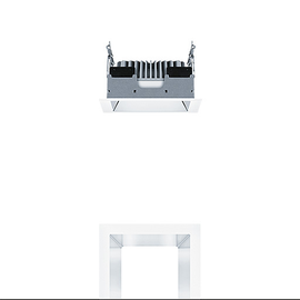 60816095 Zumtobel PANOS EVO Q140L 16W LED840 LDO AL WH LED Decken-Einbauleuch Produktbild front M