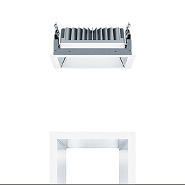 60816127 Zumtobel PANOS EVO Q190L 22W LED840 LDO AL WH LED Decken-Einbauleuch Produktbild front M