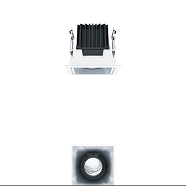 60817527 Zumtobel PANOS INF Q100V 15W LED927 LDO SP SM TL LED Decken-Einbaule Produktbild front M