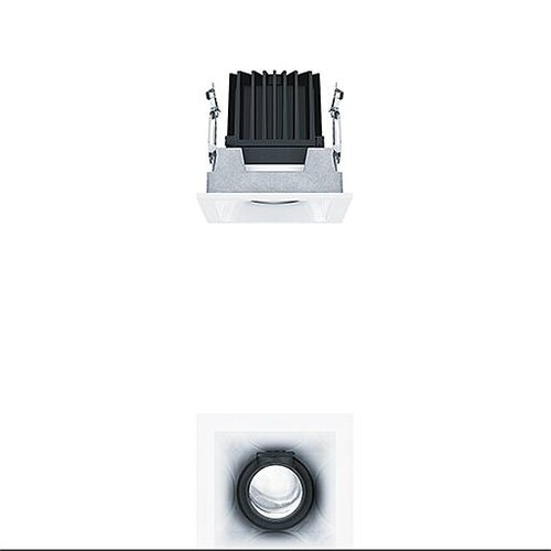 60817525 Zumtobel PANOS INF Q100V 15W LED940 LDO SP WH WH LED Decken-Einbaule Produktbild
