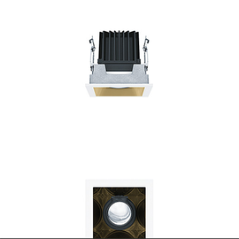 60817253 Zumtobel PANOS INF Q100V 22W LED927 LDO FL GD WH LED Decken-Einbaule Produktbild front M