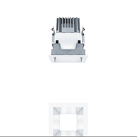 60817898 Zumtobel P INF Q100H LED1000 930 LDO AL WH LED Decken-Einbauleuchte Produktbild