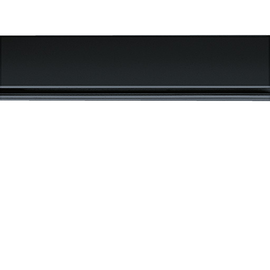 22170783 Zumtobel TECTON T LED L1000 BK Tragschiene für Einzelmontage schwarz Produktbild front M