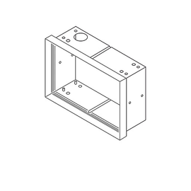 28000376 Zumtobel WMB Touchpanel TCI Einbaugehäuse für LITECOM Touchpanel TCI Produktbild front M