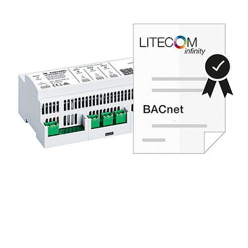 22169639 Zumtobel LITECOM INF BACnet 5.000 BACnet Datenpunkte Produktbild Front View L