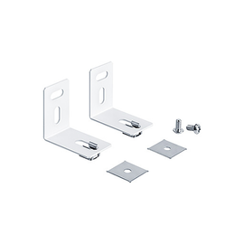 22171218 Zumtobel SLOIN slim WALL BRACKET SET WH Wandbefestigung L-Bügel Produktbild front M