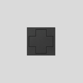 71056 Bega DALI Kreuztaster Schwarz Produktbild front M