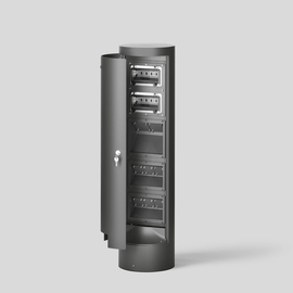 71014 Bega Anschlusssäule Grafit Produktbild front M