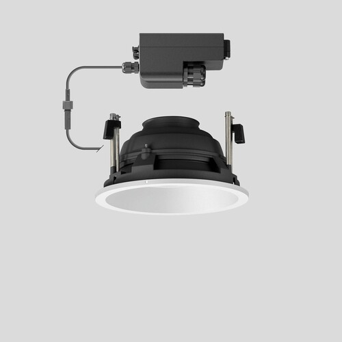 24535WK3 Bega LED Kompakttiefstrahler für den Innen  & Außenbereich Weiß   30 Produktbild Front View L