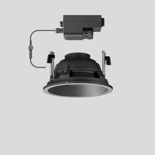 24608 Bega LED Kompakttiefstrahler für den Innen  & Außenbereich Grafit   RGBW Produktbild Front View L