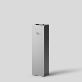 84152A Bega Pollerleuchtenrohr Silber Produktbild front M