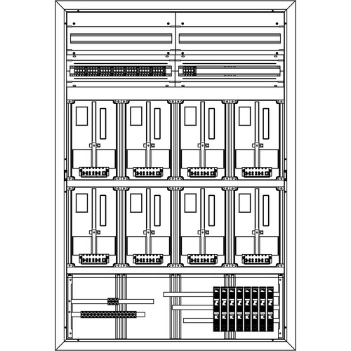 WS8D2O-VU-RK-R Elsta-Mosdorfer ZVR W 8Z D 2GF oben VZ unten (8SRN25+ZS10ZK+RK)  Produktbild Front View L