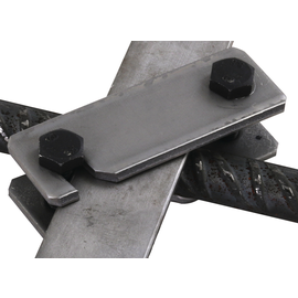 308062 Dehn SV Klemme St/blank für Rd 6 28/Fl 30mm Produktbild front M