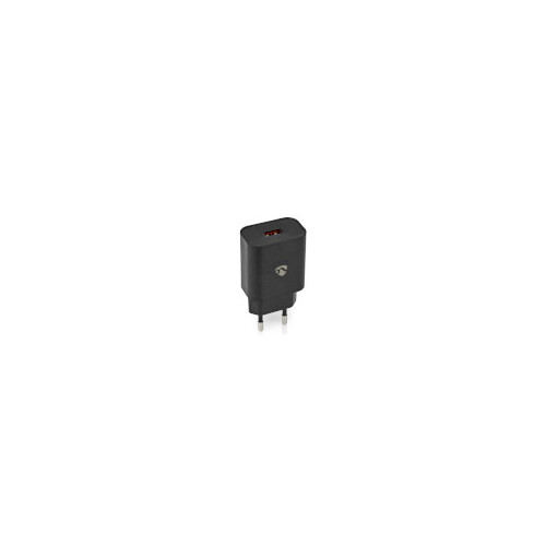 WCQC302ABK Nedis Netzladegerät | 1x 3.0 A | Anzahl der Ausgänge: 1 | Kein Kabel Produktbild Front View L