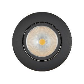 1856756323 Nobile 5068 ECO Flat 8W schwarz matt 3000K 38° 350mA Produktbild