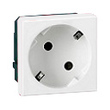 107177 Gifas Schukosteckdose 16A 230V, Gr. 1, weiß 30 Produktbild