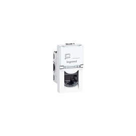 107181 Gifas Steckdose RJ45 8P CAT6, Gr. 0,5, weiß RJ Produktbild