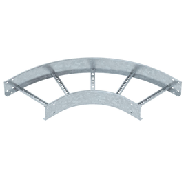 6225146 Obo LB 90 1140 R3 FT Bogen 90° für Kabelleiter 110x400 Stahl tauchfeue Produktbild front M