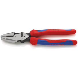 09 12 240 Knipex Kraft Kombizange Linemans Pliers Produktbild front M