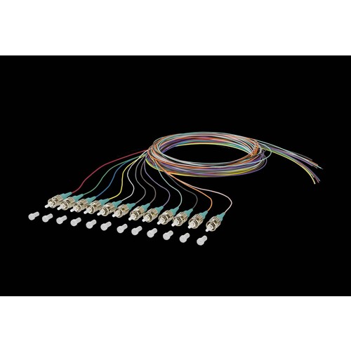 150M1AO0020E Metz Connect OpDAT Pigtail ST PC, OM3, 12 Farben Produktbild