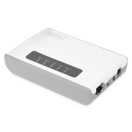 DN-13024 Digitus 2 Port USB 2.0 Wireless Multifunction Network Server, 300 Mbps Produktbild