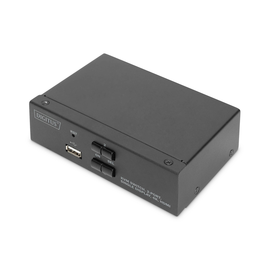 DS-12870 Digitus KVM SWITCH 2 Port, 2xHDMI in 1x HDMI out, 4K60Hz Produktbild