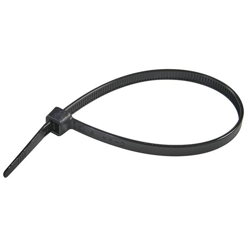 263024 Haupa Kabelbinder hitzebeständig 200x2,5 mm UV schwarz Produktbild Front View L