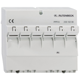 23810200 Rutenbeck RUTENBECK Patchpanel Cat.6/ClassE 6fach PPR6 REG 6TE Produktbild front M
