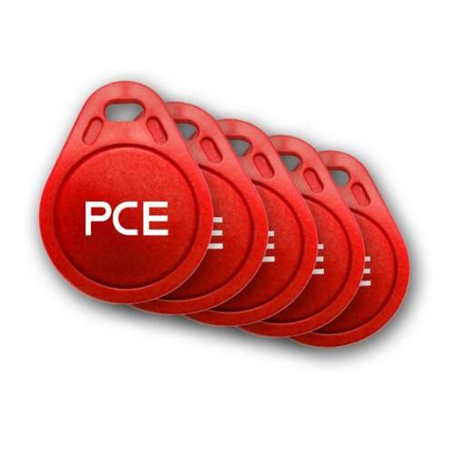 107956 PCE RFID-Schlüsselanhänger PCE-Logo Produktbild Front View L