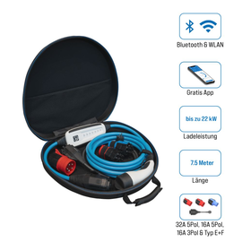 12701061 NRGkick NRGkick 32A Set Optimal mit WLAN, Bluetooth Kombination Ladee Produktbild front M