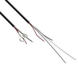 607613 Audac DSC100/B Verbindungskabel mit doppeltem Stahlkern, Karabinerhaken Produktbild front M