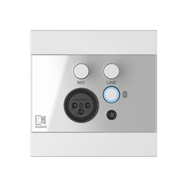 607983 Audac WP225/W Universelles Wandpanel, Line, Micro & Bluetooth, 80  Produktbild