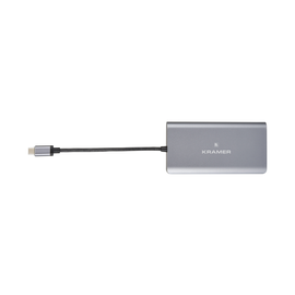 607485 Kramer KDOCK 3 USB C Multiadapter mit HDMI, DP, USB3.0, USB C, LAN und SD Produktbild