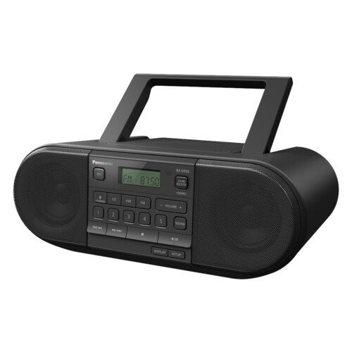 RX-D550E-K Panasonic CD Radio mit Bluetooth, Netz & Batteriebetrieb, FB Produktbild