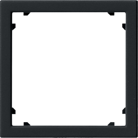 0283005 Gira Adapterrahmen quadr. 45 x 45 mm System 55 Schwarz m Produktbild front M