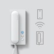 210010100-00 Siedle IQ HTA Siedle IQ Haustelefon HTA, weiß f. 6+n Anlagen Produktbild