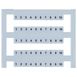 CC-4603.7 Conta-Clip Klemmenmarkierer PMC SB 5/50 FW 21-30 WH (500Stk) Produktbild