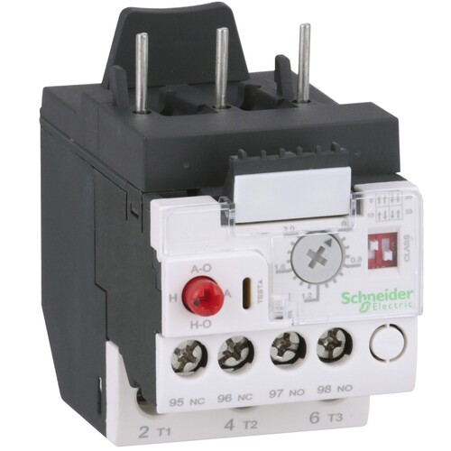 LR9D02 Schneider E. ELEKTRONISCHES THERMORELAIS 0.4-2.0A Produktbild Front View L