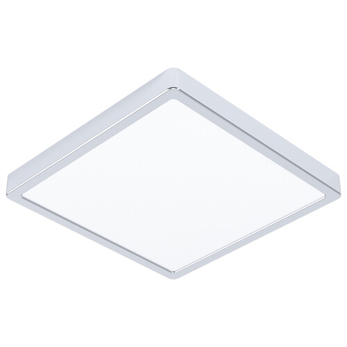 30894 Eglo LED DL 285X285 CHROM 4000K FUEVA 5 IP44 Produktbild Front View L