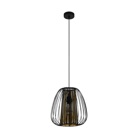 99661 Eglo HL/1 E27 SW/SCHWARZ GOLD CURASAO Produktbild