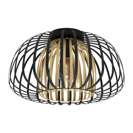 99664 Eglo DECKENLEUCHTE E27 1 FLAMMIG SCHWARZ GOLD ENCINITOS Produktbild
