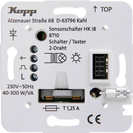 871000010 Kopp Unterputz Leistungsteil, Schalter/ taster, 2-Draht Produktbild