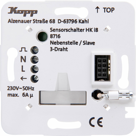 871600010 Kopp Unterputz Leistungsteil, Nebenstelle für Dimmer und Schaltungen, Produktbild