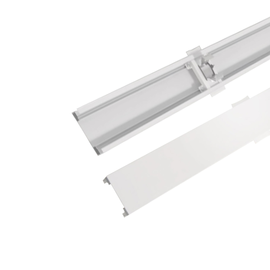 114077 Isoled FastFix LED Linearsystem R Blindabdeckung für Balkenaufnahme, 1,5m Produktbild front M