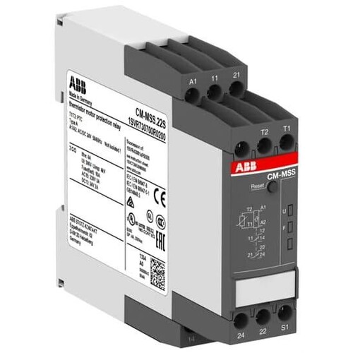 1SVR730700R0200 ABB Thermistor Motorschutzrelais CM-MSS.22S Produktbild Front View L